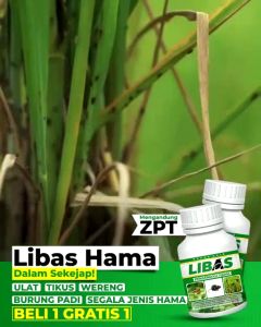 Pupuk Libas Pembasmi Hama: Beli 3 Botol Gratis 1