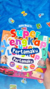 BOARDBOOK Super Lengkap Pertamaku EDISI BARU Buku Bayi Umur 1+ Tahun Baby Book Dilengkapi Video Animasi Pengucapan Bilingual Karya Arya Rahmadi Penerbit Pustaka Quran Sunnah