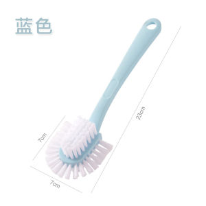 Long Handle Five-Sided Shoe Brush Soft Bristle Plastic Laundry Baby Friendly Non-Damaging Shoe Cleaner for Home Use