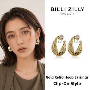 BILLI ZILLY | Retro Versatile Face Shapes Exaggerated Mobius Earrings