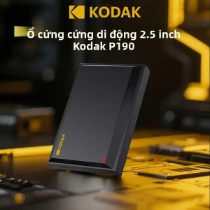 Ổ Cứng Di Động Ngoài KODAK P190 2.5 USB 3.0 1TB/500GB - Truyền Dữ Liệu Nhanh Cho PC Laptop Điện Thoại Thông Minh & Lưu Trữ