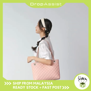 DROPASSIST 2235 2 IN 1 Set Large Shoulder Tote Bag Women Handbag Fashion Beg Tangan Wanita Perempuan