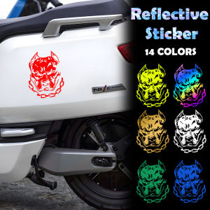JDM Bulldog Cá Nhân nhãn dán xe phản quang cơ thể trầy xước bìa hình dán trang trí chống thấm nước Kem chống nắng xe máy đề can