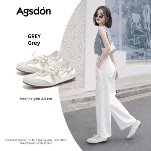 Agsdon | Ballet Training Breathable Soft Soled Mary Jane Casual Shoes Silver