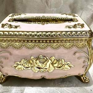 Tempat tisu Luxury Kotak Tisu Mewah Gaya Eropa Tissue Box European Style Premium
