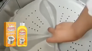 Jakehoe Washing Machine Cleaner 100ML Helps Remove Odor and Scale Mild Formula for Front Load and Top Load Washers Fresh Scent for Home Laundry Care Washing Machine Cleaner Liquid