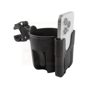 Giá Đỡ Cốc Và Giá Đỡ Điện Thoại 2 Trong 1 Đa Năng 360 ° Phụ Kiện Nhựa Bền Đa Chức Năng Có Thể Xoay Được Cho Ô Tô Xe Đạp Xe Máy Xe Lăn