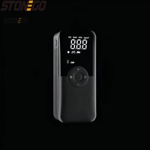 Cordless Digital Air Pump Tire Inflator Rechargeable Portable for Car Motorcycle Bicycle Balls with Automatic Pressure Gauge