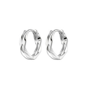 GUDUD | Double Layer Mobius Design Silver Ear Studs