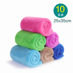 Khăn Lau Nhà Dày Thấm Hút Coral Fleece Không Rụng Lông Dùng Để Vệ Sinh Nhà Bếp Sàn Gia Đình Bàn Ghế Chuyên Dụng