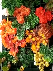 (12pcs) Maple Leaf Artificial Plant - Autumn Red Maple Leaves - Suitable for Garden Wedding and Holiday Decorations