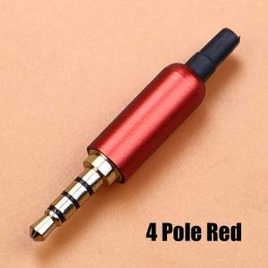 1pcs 3.5mm Mono Stereo Headphone Plug DIY 2 3 4 Pole Male Audio Adapter 3.5 Speaker Earphone Jack AUX Solder Wire Connector