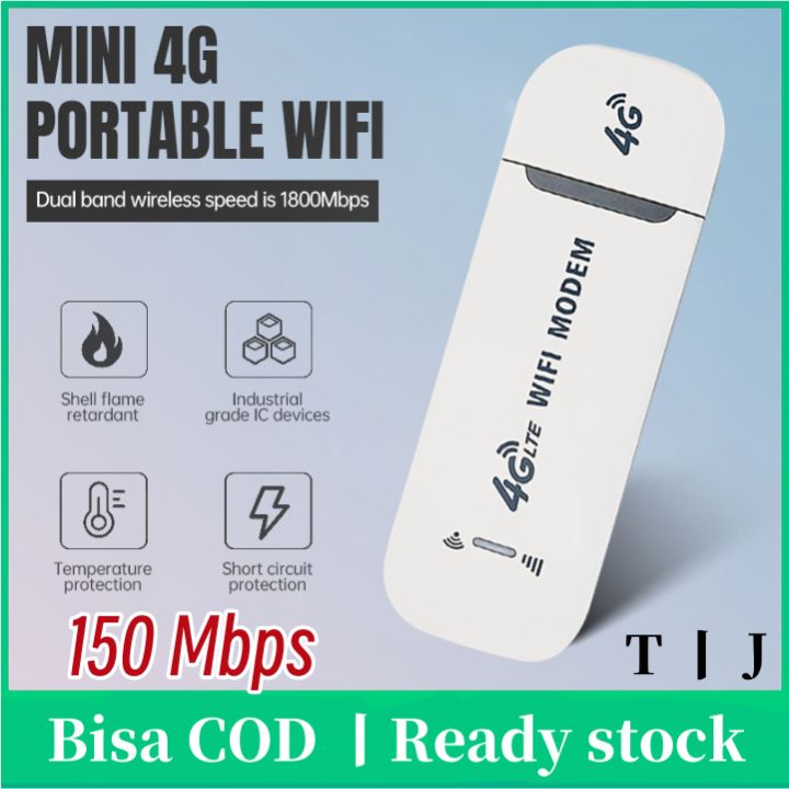 Tommjerry Modem Wifi Usb 4g All Operator Lte Modem Usb 150 Mbps Modem Mifi Cod Support 10