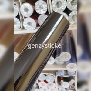 Stiker Hitam Krom Scotlite Mirror & Glossy
