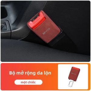 2 Bộ Nối Dài Khóa Dây An Toàn Bằng Da Lộn Cho Xe BYD Song Qin Han EV Tang DM 2018 PLUS Song Pro MAX Yuan Đầu Nối Dày