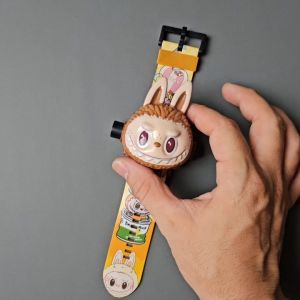 Jam Tangan Labubu Anak Proyektor 24 Gambar