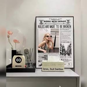 YASISHA | Creative Design Bauhaus Style Mirror Wall Art for Entryway or Living Room