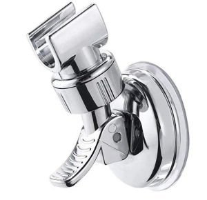 Universal Manual Strong Suction Cup Shower Bracket Manual Adjustable Bathroom Shower Head Nail Free Fixed Rack Shower Head
