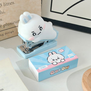 Capabala Doll Stapler Kit Student Mini Small Sized Stapler Office Bookbinding Machine Stationery