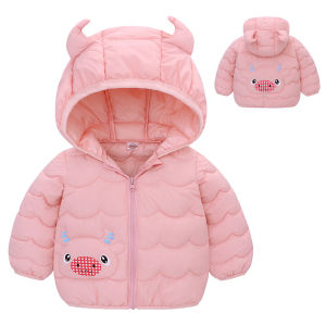 Childrens down Cotton Jacket Lightweight Baby Boy Girl Fashionable Fall Out-of-season Clearance Clothing Polyester Fiber 100%