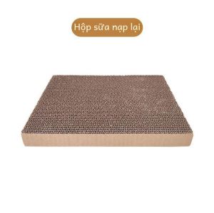 Mát Hộp Sữa Mèo Làm Trầy Xước Ban Tôn Giấy Nhà Mèo Lồng Mèo Tiếp Liệu Móng Vuốt Hộp Mài Nhà Mèo