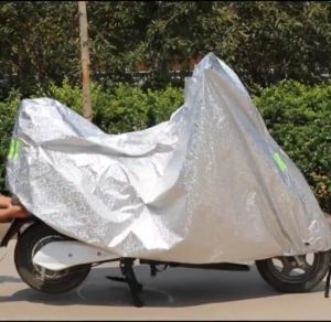 Áo trùm xe bạt phủ xe máy 3D tráng nhôm che mưa nắng cách nhiệt chống tia UV tránh phai màu xe