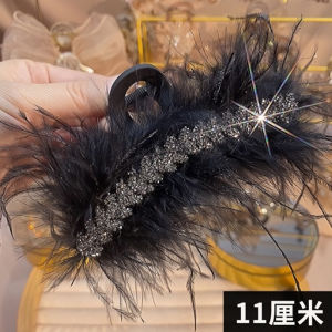 New Style Feather Hair Claw Clip Business OL Fashion Fresh out Bird of Prey Hair Accessories Barleycorn Twist Hairpin Shark