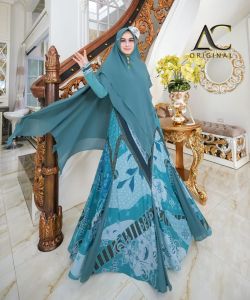 gamis syari ADIBA (MOM) terbaru dari AC COLLECTION
