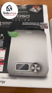 Cân nhà bếp Caso Kitchen Energy (1g-5kg) nội địa Đức thép không gỉ không dùng pin thân thiện môi trường