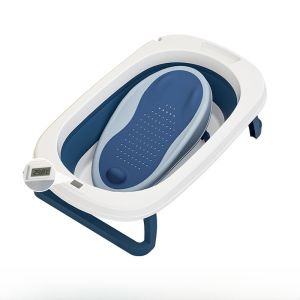 Baby Bath Tub Support Frame Sitting Lying Bath Bed Newborn Baby Bath Mat Infant Bathing Device Beiges Baby Bath Products