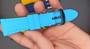 GEEKTHINK | 2pcs Rubber Silicone Watch Band Keeper Loop 18mm 20mm 22mm Wristband Rings Strap Bezel Security Holder Universal Accessories