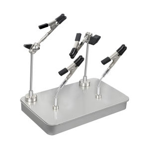 NEWACALOX ที่จับวงจรไฟฟ้าแบบแม่เหล็ก ช่วยจับวงจรขณะบัดกรี พร้อมกล่องเครื่องมือโลหะ สำหรับซ่อมอุปกรณ์อิเล็กทรอนิกส์