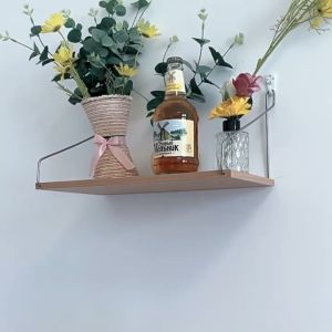 ชั้นวางติดผนัง ชั้นลอย แบบหนา ชั้นวางของ ชั้นตกแต่งบ้าน ไม่ต้องเจาะ 2 ขนาด มินิมอล Cutieworld