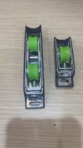 Bánh xe cửa lùa nhôm bánh xe xanh bánh xe hệ 55