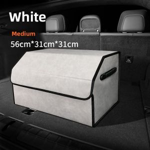 HELLOLEIBOO | Car Trunk Organizer Storage Box Rear Compartment Organizer Decorative Item
