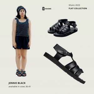 KHANS - Sandal Wanita - Jennie Black