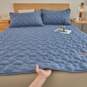 100% Nệm bông màu trơn hộ gia đình chống trượt tấm đệm giường bộ đồ giường sàn Tatami Mat Nữ Hoàng King size nệm có thể gập 120x200cm