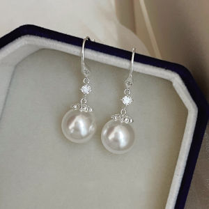 YICAN | Long Pearl Silver Ear Cuff Earrings