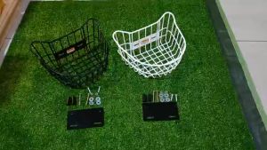 Rổ xe Scoopy mẫu V3 lưới bầu có pát