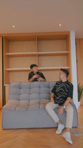 SAKHA Series by ALTHAFF Baju Koko Couple Ayah dan Anak Laki-Laki Bahan Katun Adem Warna Hitam - Kemeja Muslim Pria Dewasa Lengan Pendek Terbaru 2023