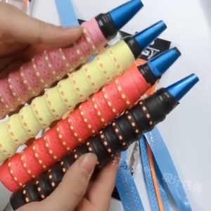 2023 New Design Anti-slip Tennis Badminton Grip Tape Breathable Sport Sweatband Windings Over Bicycle Handle  For Fishing Rod Baseball Squash Racket