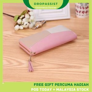 DROPASSIST 1823 8 Card Holder Long Purse Beg Tangan Wanita Wallet Bag Phone Dompet Wanita Perempuan Womens Pouch