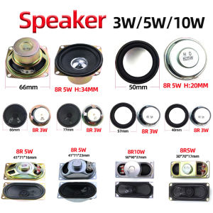 2PCS LCD TV Speakers 5W 10W 8R3W DIY Speaker Horns 41x71/30x70/50x90 Diameter 40mm 50mm 66mm 77mm for Electronic Components