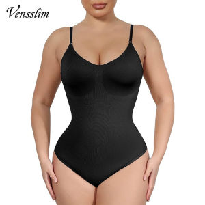 Vensslim Women Full Body Shaper Waist Trainer Shapewear Adjustable Strap Tummy Control Panties Hooks Slim Butt Lifter Bodysuit