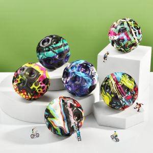 Super Elastic Ball Interesting Outdoor Toys For Children Moon Shape Porous Bouncy Ball Kids Indoor And Outdoor Stress Reliever