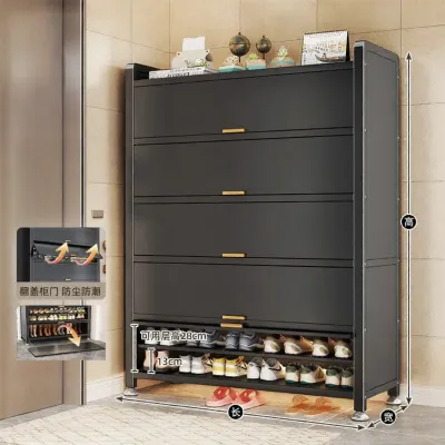 DIBIOU | Dust-Proof Shoe Cabinet Rack Multiple Layers