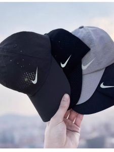 Mens Summer Outdoor Fishing Sport Hat Quick Dry Baseball Cap Sun Protection Umbrella Hat Breathable Lightweight Running Cap