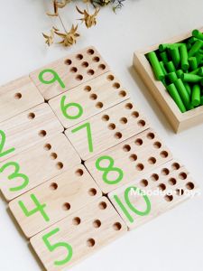 Cognitive Development Educational Toy Math Learning Peg Board