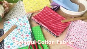 Quilting Fabric Misscrafts 7pcs 50 x 50cm Cotton Fabric DIY Making Supplies Craft Patchwork Fabric Bundle Fat Quarter Pre-Cut Quilt Squares for DIY Sewing Scrapbooking (Pink)