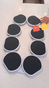 Dining Table Rotating Tray Lazy Susan Rotating Tray 360° Rotation Kitchen Turntable Plate Rotating Serving Trays Lazy-Spin Rotating Tray Anti-Slip Heat-Resistant for Kitchen Restaurant and Home